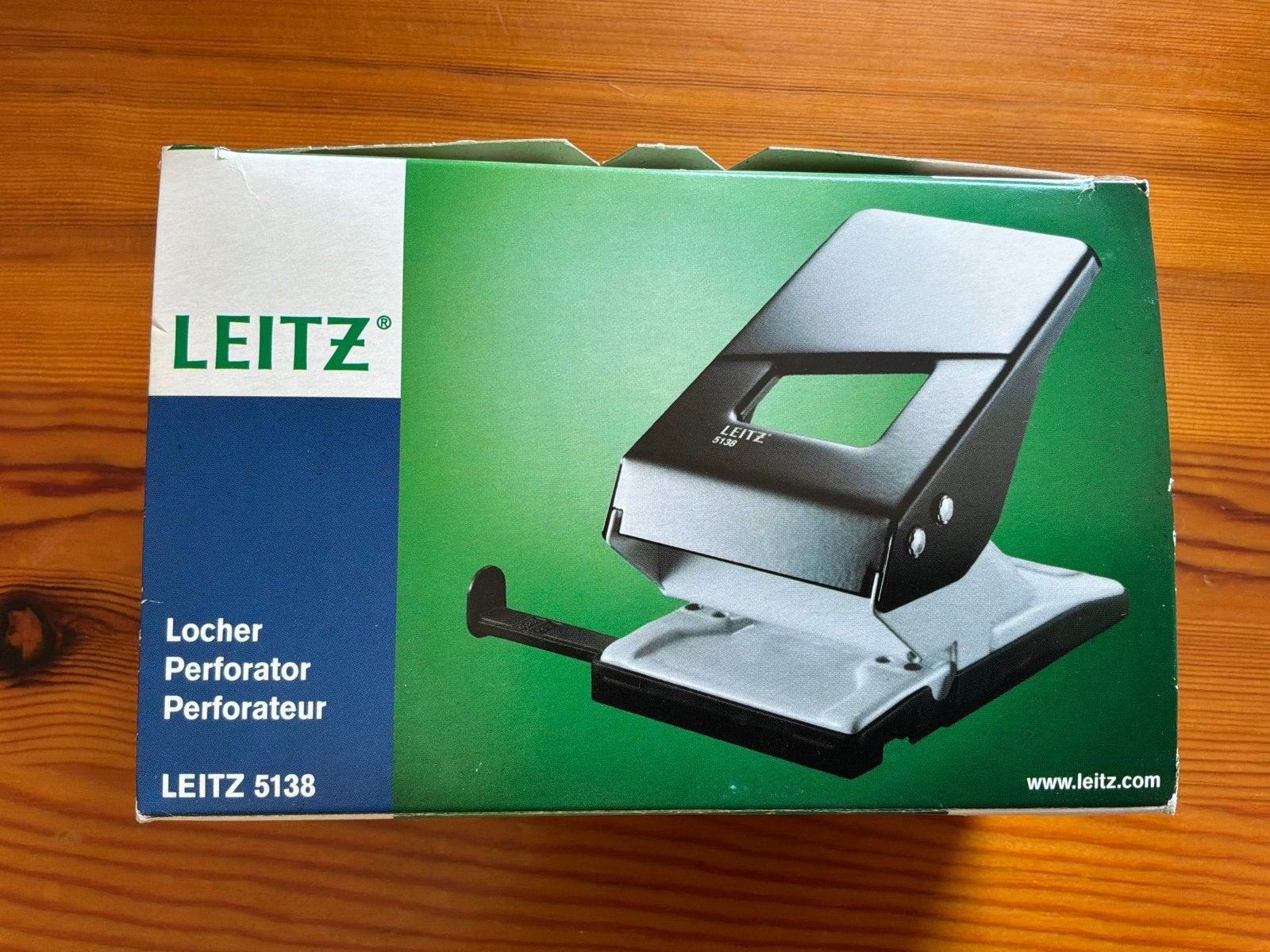 Leitz Perforator 5138 - Robuuste Gatenmaker voor Kantoor, Ophalen of Verzenden
