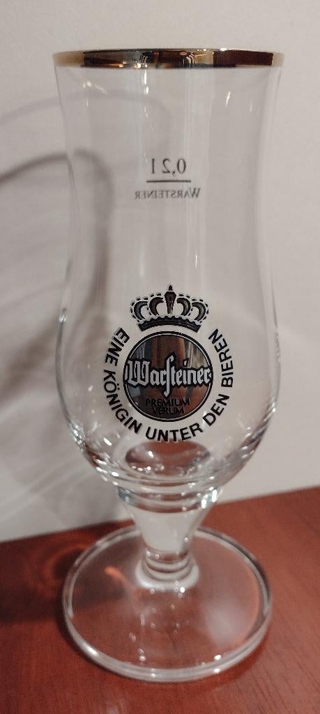 Warsteiner Classic Bier Glas 20cl. (A), Ophalen of Verzenden, Gebruikt, Glas of Glazen, Overige merken
