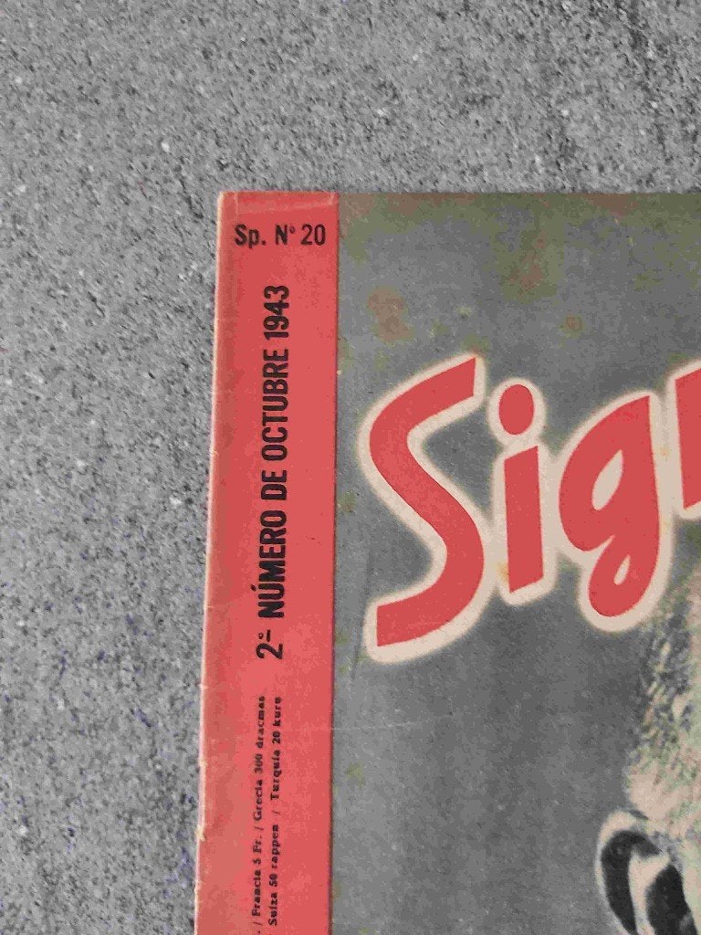 Wehrmacht Kriegsmarine Luftwaffe Signal Signaal Front Blauw, Verzenden, 1980 tot heden, Buitenland, Tijdschrift