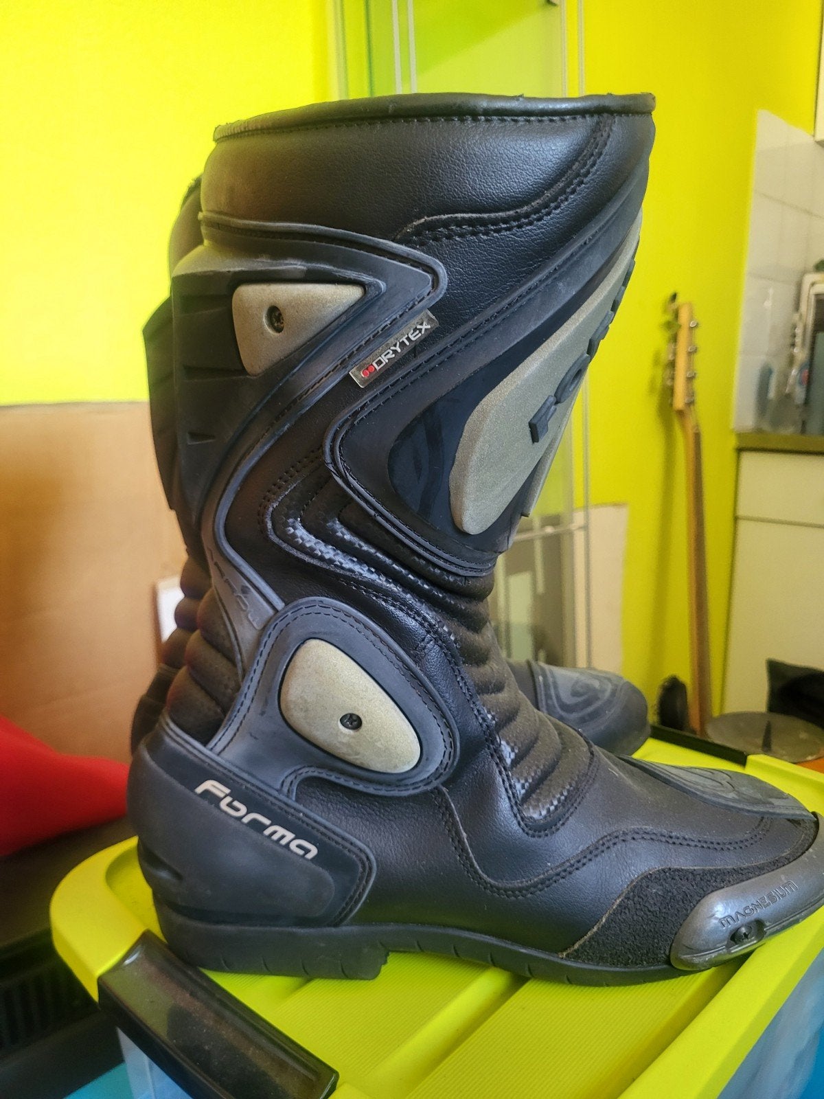 Forma motorlaarzen leer, maat 42, z.g.a.n., Motoren, Heren, Forma, Ophalen of Verzenden, Laarzen