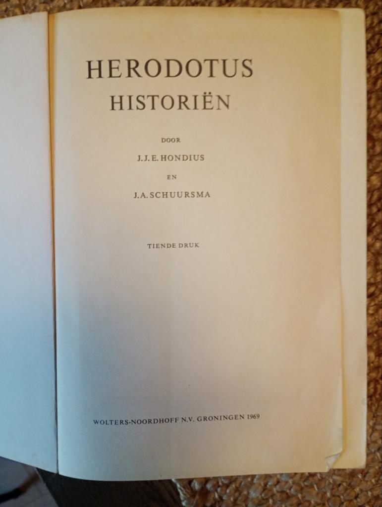 Herodotus Historien, Ophalen of Verzenden, Gelezen