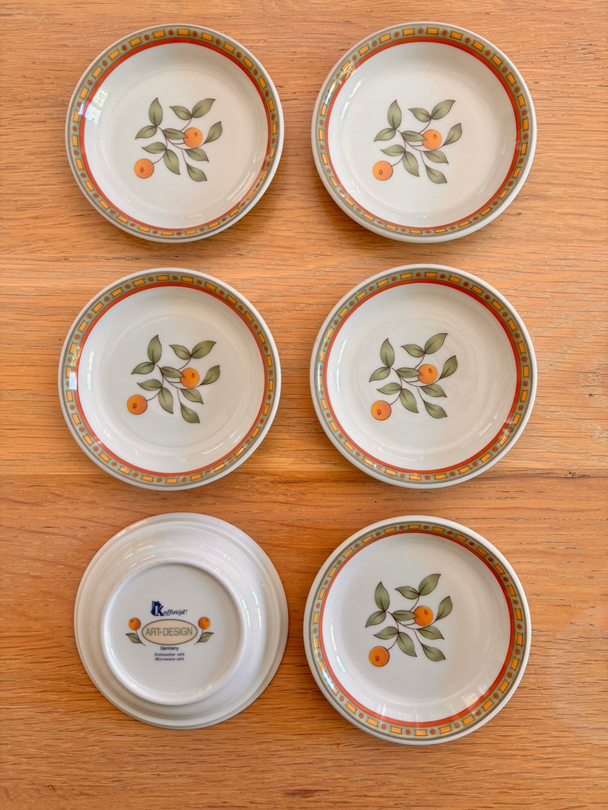 Petit fours schaaltjes van Koffietijd Art-Design, Overige typen, Ophalen of Verzenden, Zo goed als nieuw, Overige stijlen