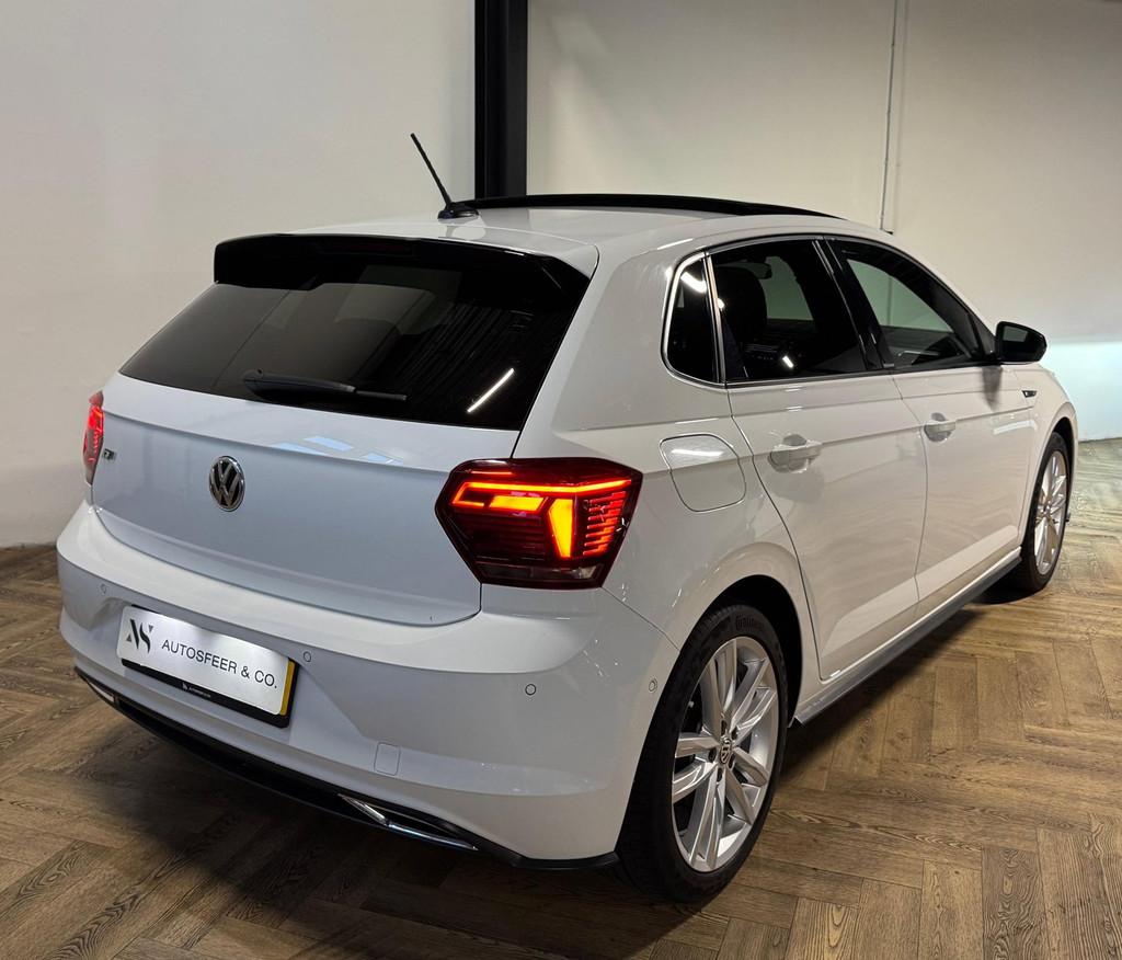 Volkswagen Polo 1.6 TDI R-Line PANO KEYLESS CAM CARPLAY, 1203 kg, Gebruikt, Zwart, Leder en Stof