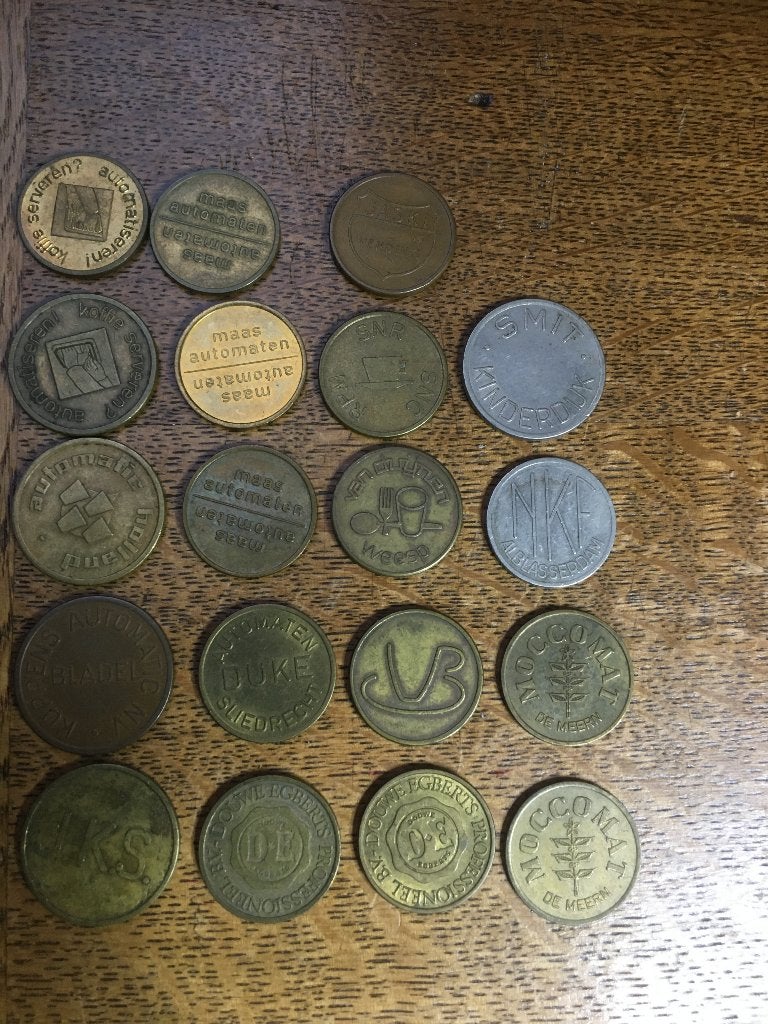 Oude koffiemunten, Ophalen of Verzenden, Nederland, Munten