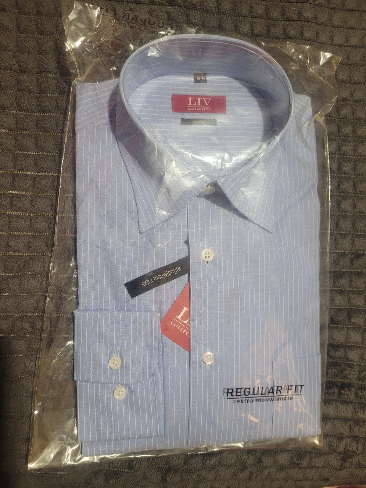 Nieuw Liv Collection Regular Fit overhemd - Maat 39/40, Kleding | Heren, Overhemden, Blauw, Nieuw, Liv Collection, Halswijdte 39/40 (M)