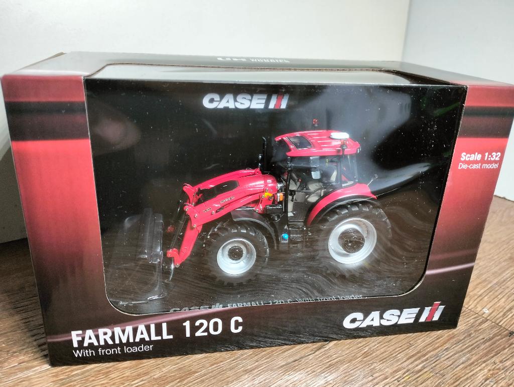 Te koop UH Case IH Farmall 120C met L635 voorlader ., Ophalen of Verzenden, Nieuw, Tractor of Landbouw, Universal Hobbies
