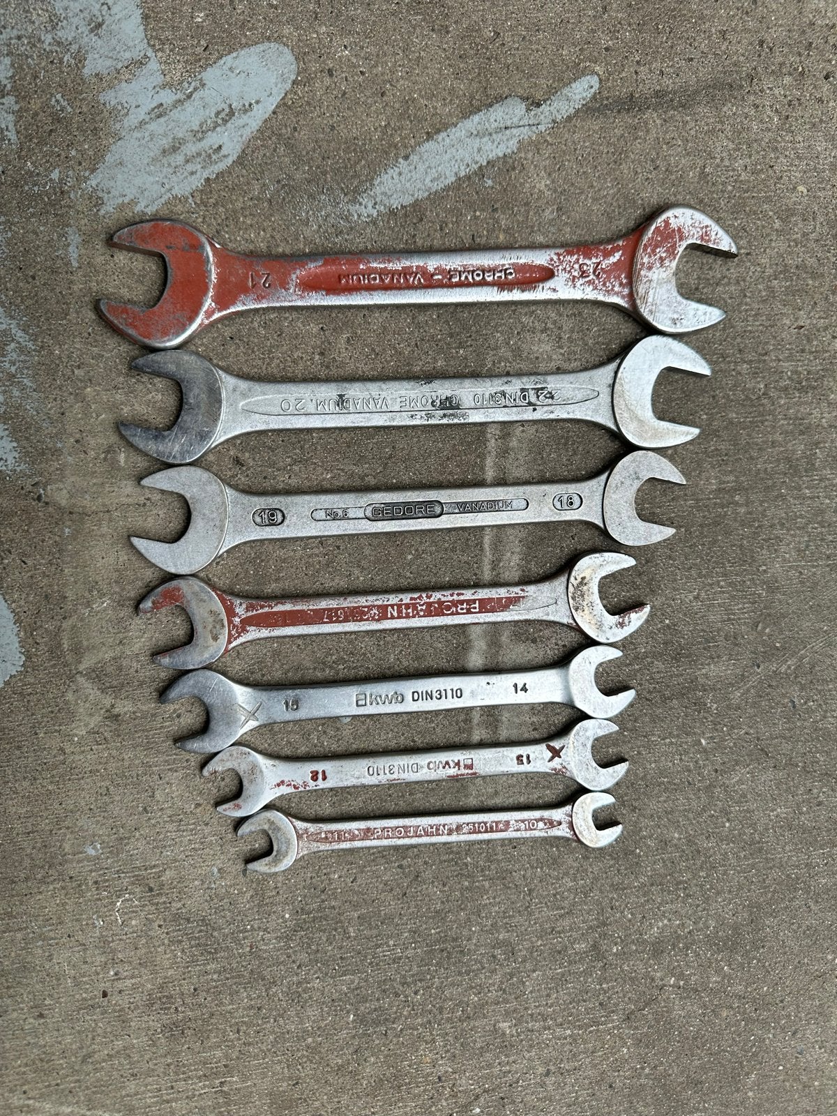 Set steeksleutels en schroevendraaiers, Doe-het-zelf en Verbouw, Gereedschap | Handgereedschap, Ophalen of Verzenden, Gebruikt