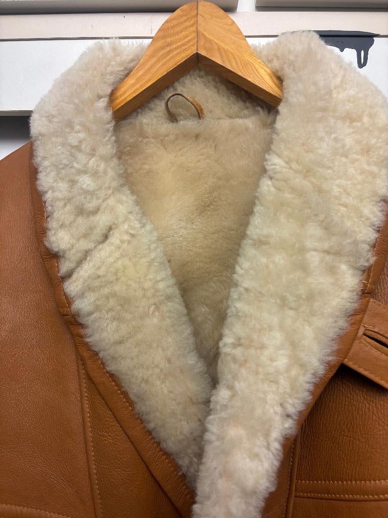 Nieuwe leren Lammy Coat met lamswol, Ophalen of Verzenden, Nieuw, Maat 46/48 (XL) of groter, Bruin