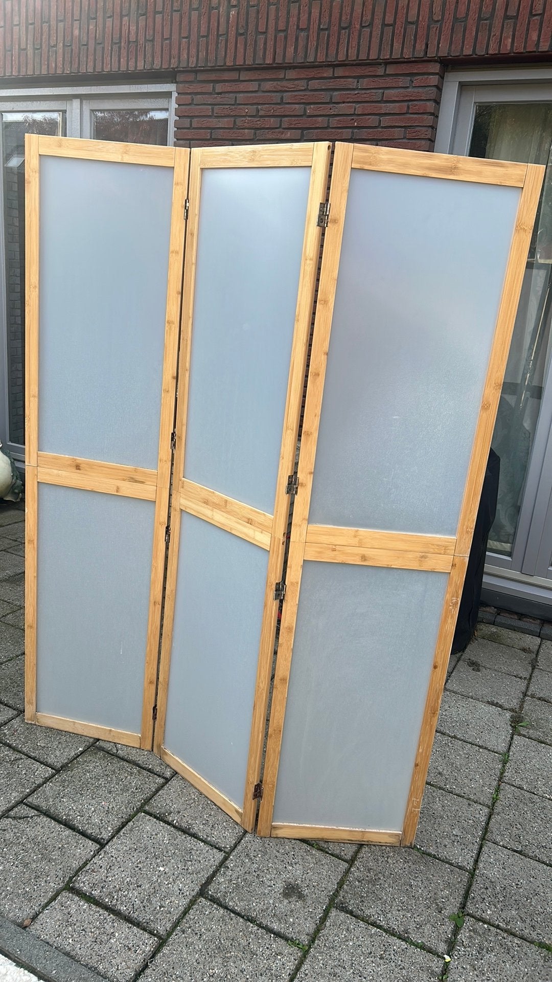 Kamerscherm bamboe met kunststof  135x180 cm, Huis en Inrichting, Ophalen, Gebruikt
