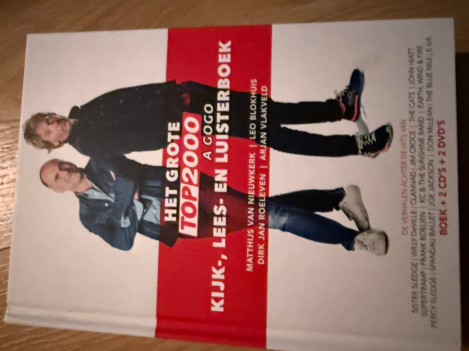 2 cd + 2 dvd box het grote boek top 2000 a gogo, Ophalen of Verzenden, Zo goed als nieuw