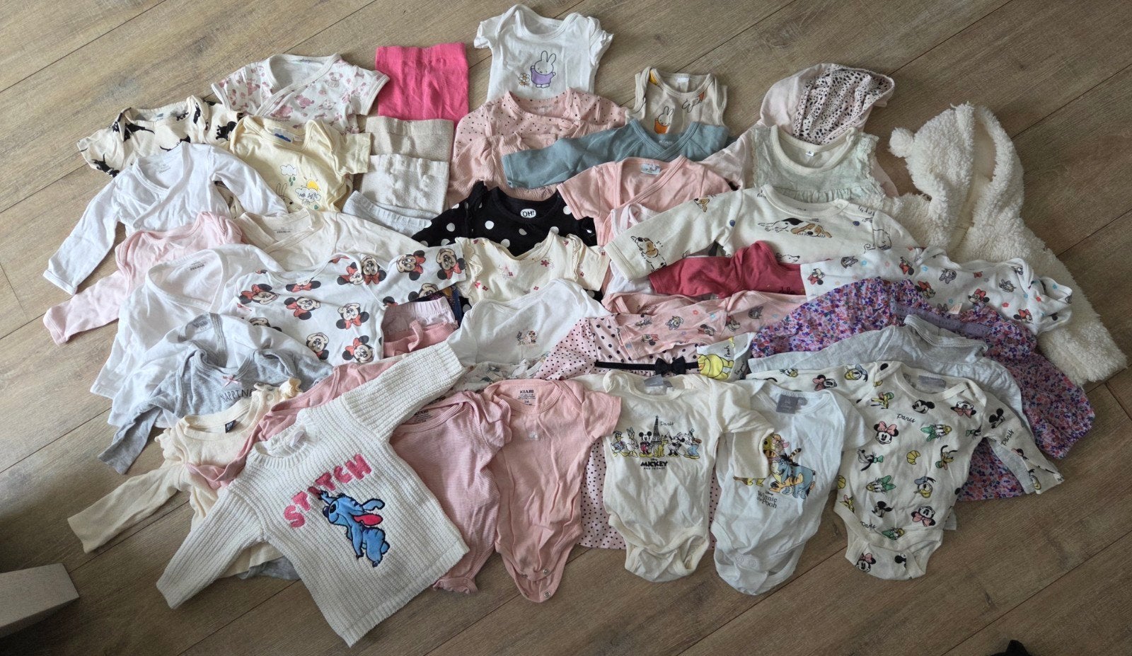 Baby kleding pakket Meisje Maat 62-68  100 items, Ophalen, Zo goed als nieuw, Maat 68