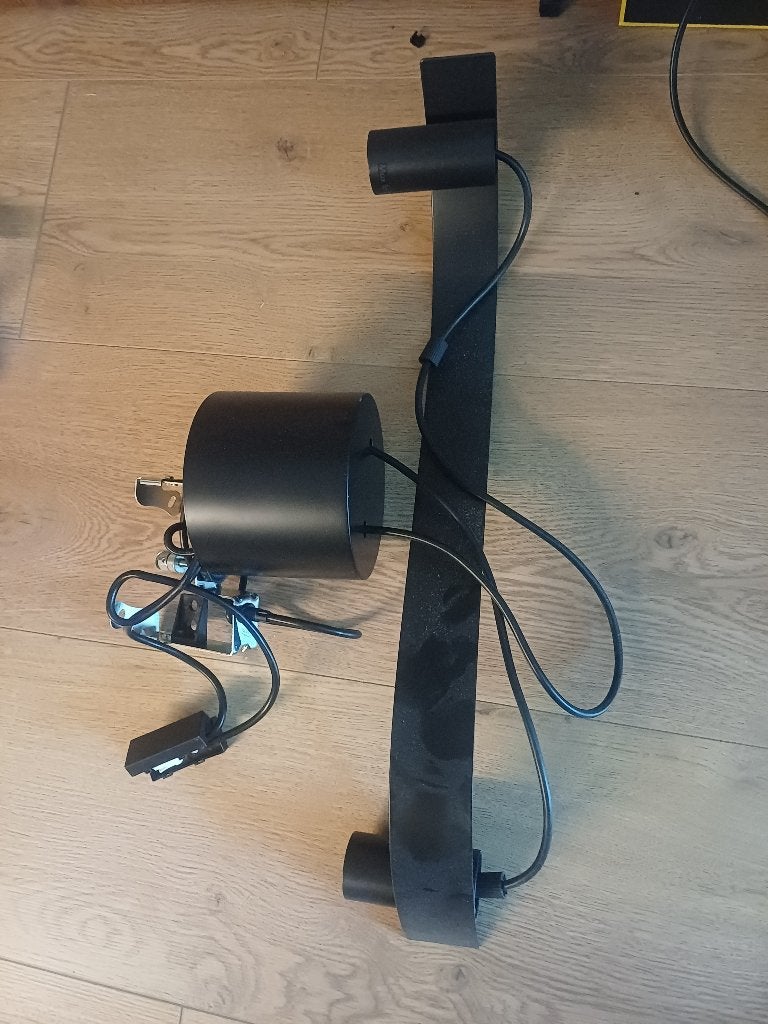 Ikea lamp ackja zwart, Ophalen, Overige materialen, E27 (groot), Zo goed als nieuw