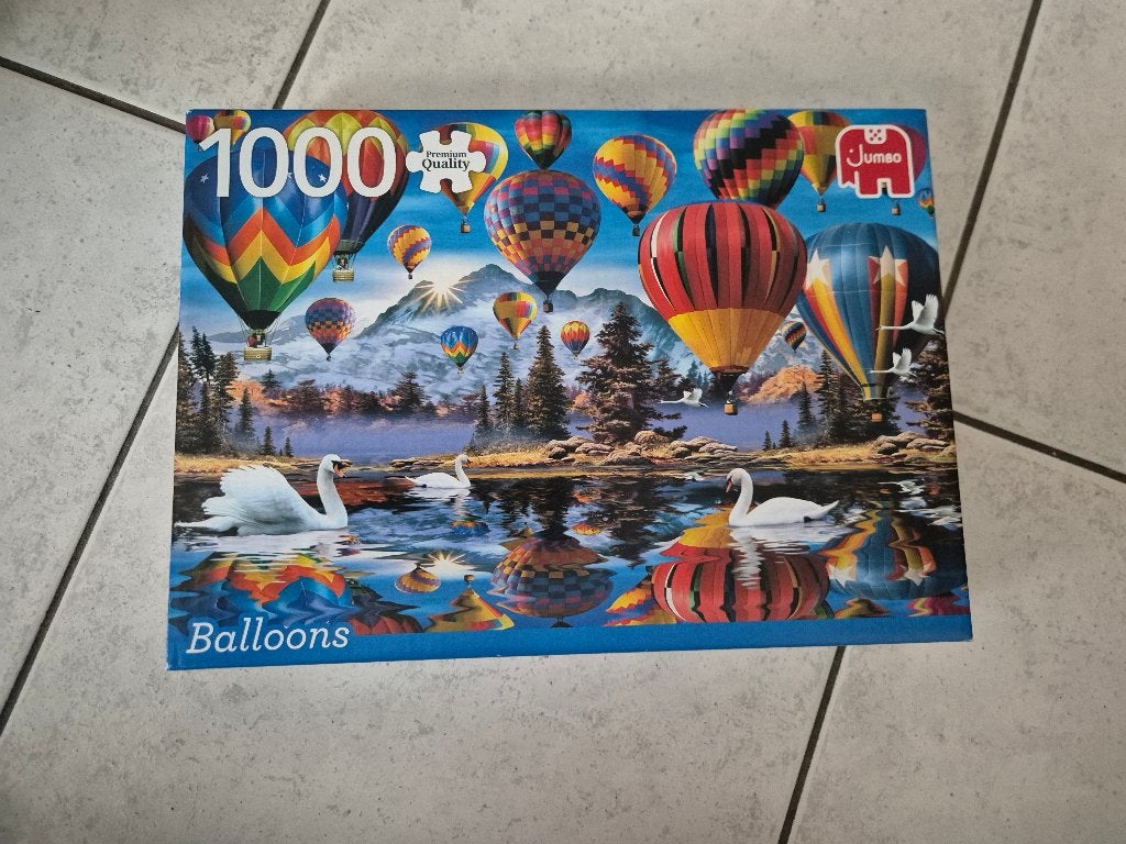 Puzzel Balloons – Jumbo 1000 stukjes, Ophalen of Verzenden, 500 t/m 1500 stukjes, Zo goed als nieuw, Legpuzzel