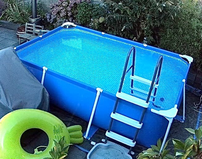 Zwembad compleet 300 x 200 x 75 zgan incl pomp en veel extra, Ophalen, Zo goed als nieuw, Opzetzwembad, Rechthoekig