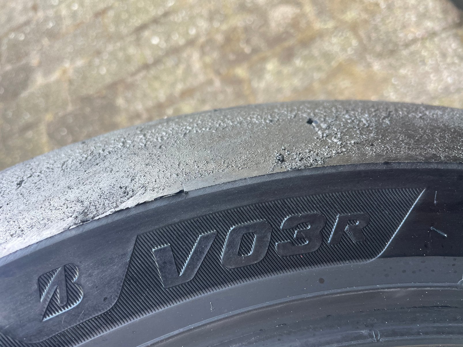 Bridgestone Battlax Slick V03 set gebruikt te koop, Motoren, Ophalen of Verzenden, Gebruikt