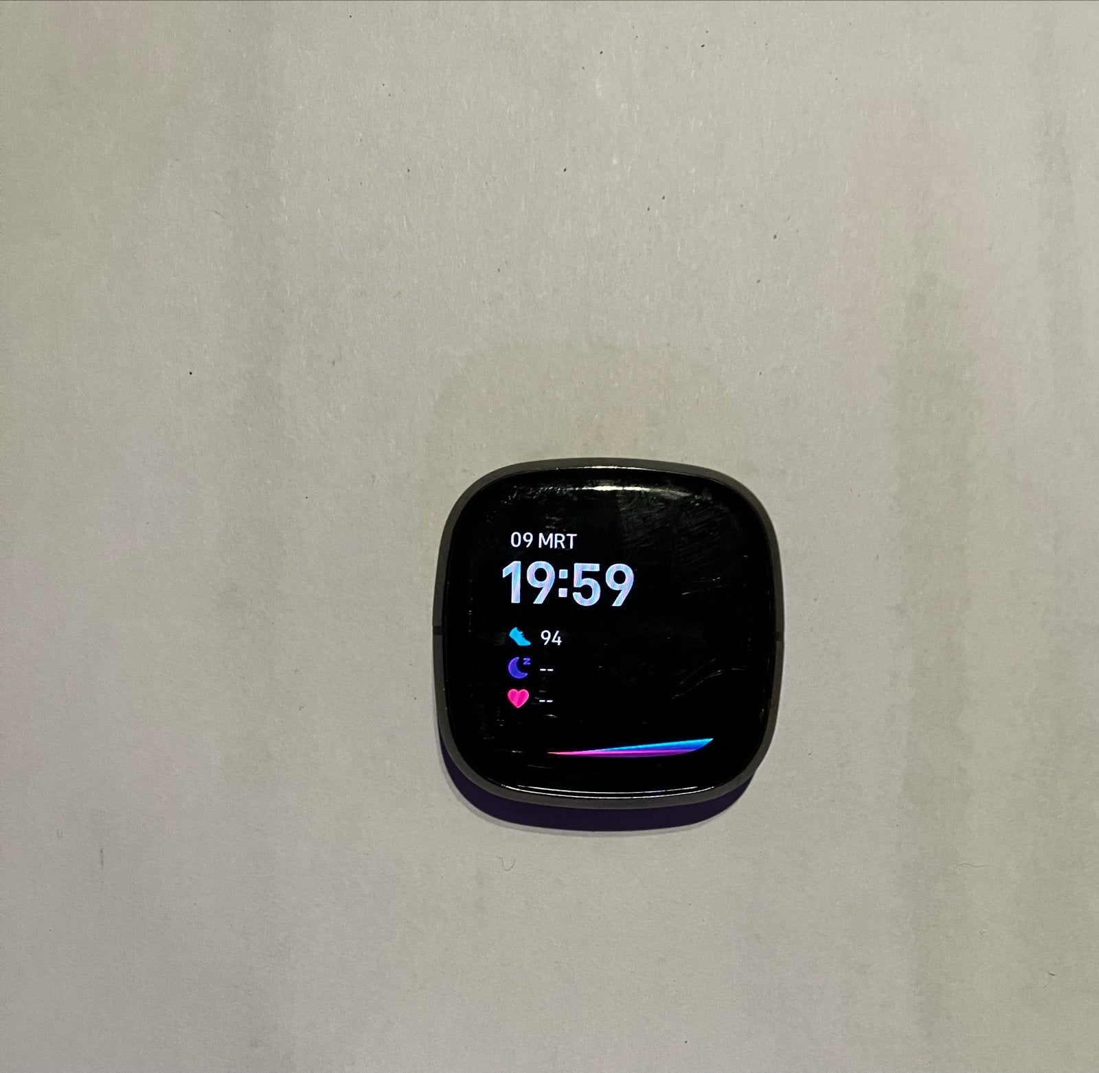 Fitbit Sense Smartwatch met bandjes en oplader, Zwart, Ophalen of Verzenden, Waterdicht, Android