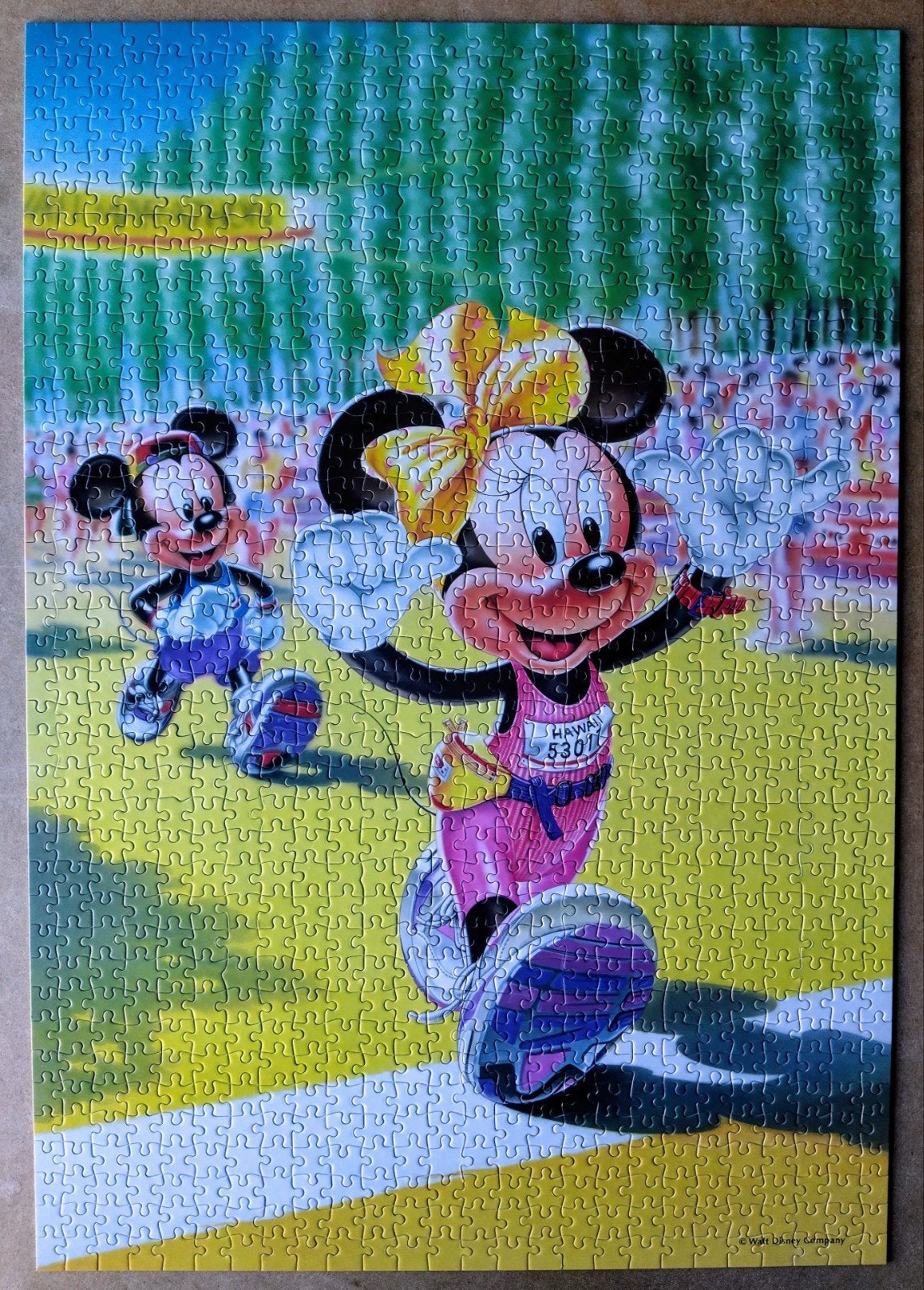 Disney puzzel Tenyo, Ophalen, 500 t/m 1500 stukjes, Zo goed als nieuw, Legpuzzel