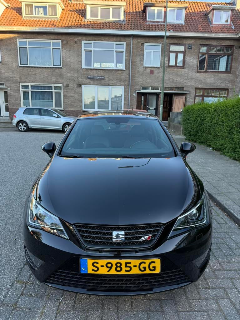 Seat Ibiza 1.8 cupra TSI FULL OPTION! 141KW 3DRS 2016 Zwart, Voorwielaandrijving, 1160 kg, Zwart, Navigatiesysteem