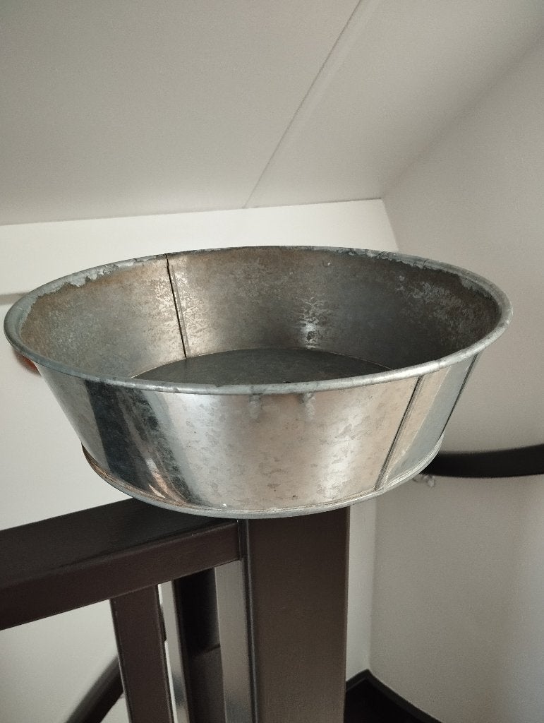 Schaal van zink, Gebruikt, Minder dan 30 cm, Minder dan 60 cm, Rond