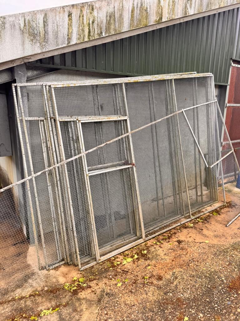 Aluminium volière panelen, Dieren en Toebehoren, Vogels | Hokken en Kooien, Ophalen, Aluminium, Volière