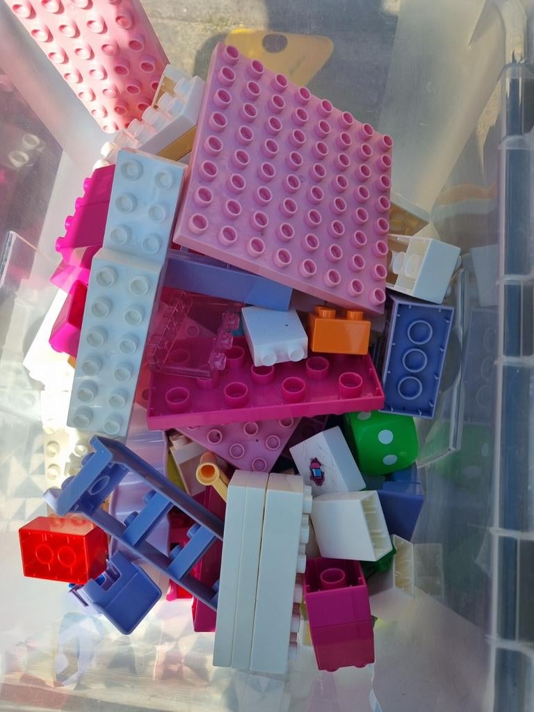 Hello Kitty LEGO Duplo Bouwstenen Mix, Ophalen, Gebruikt, Overige thema's, Duplo
