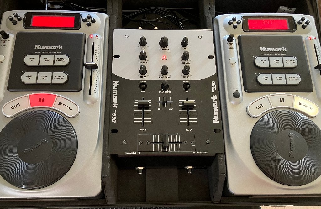 Numark DJ mixer en 2x CD spelers, Ophalen of Verzenden, Gebruikt, Dj-set, Numark
