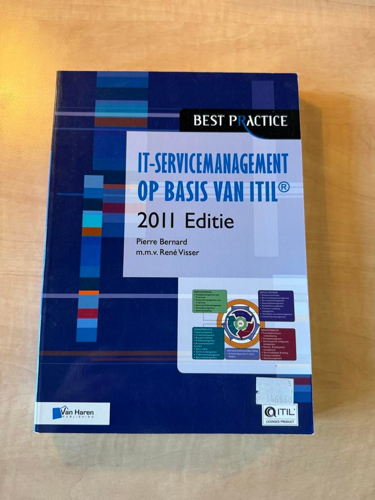IT-servicemanagement op basis van ITIL 2011 Editie, Boeken, Ophalen of Verzenden, Zo goed als nieuw