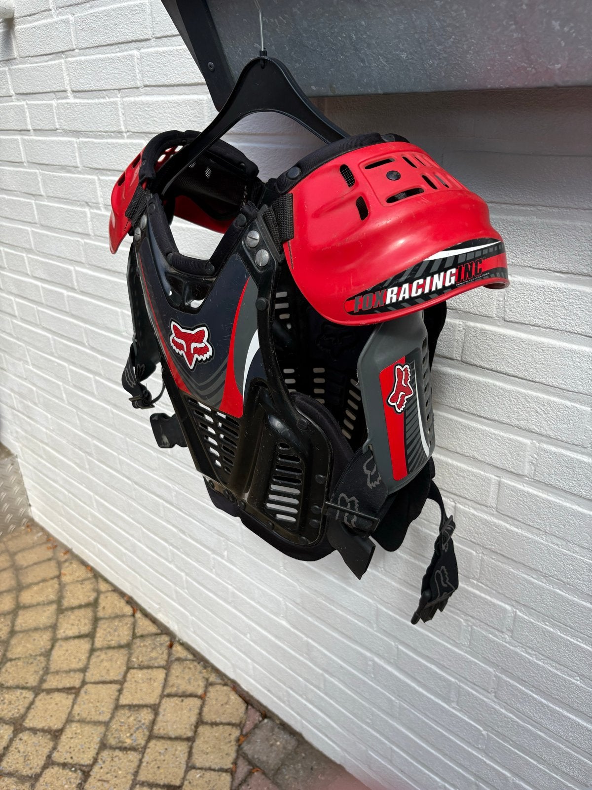 Fox Racing Motorcross Borstbeschermer Rood/Zwart, Ophalen of Verzenden, Tweedehands, Heren, Motorcrosskleding