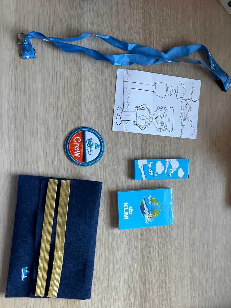KLM Junior Piloot Set - Nieuw en Compleet, Verzamelen, Ophalen of Verzenden, Nieuw, Gevuld