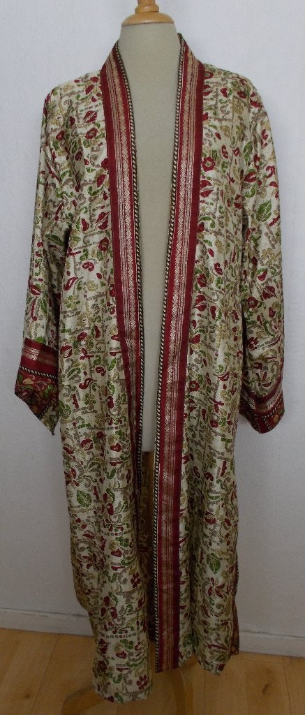 Aparte batik kimono/jurk/vest van Kate & Aud! L, Verzenden, Maat 42/44 (L), Zo goed als nieuw, Onder de knie