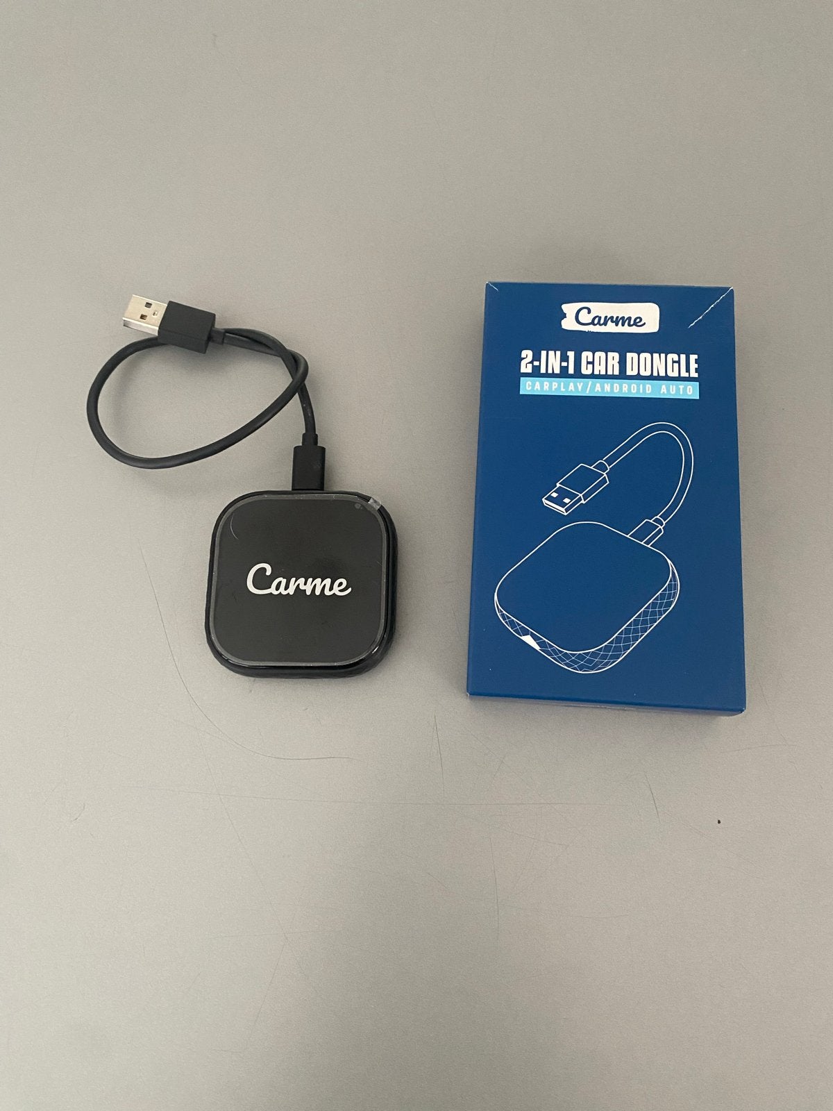 Carme 2-in-1 Car Dongle voor CarPlay/Android Auto, Ophalen of Verzenden, Zo goed als nieuw