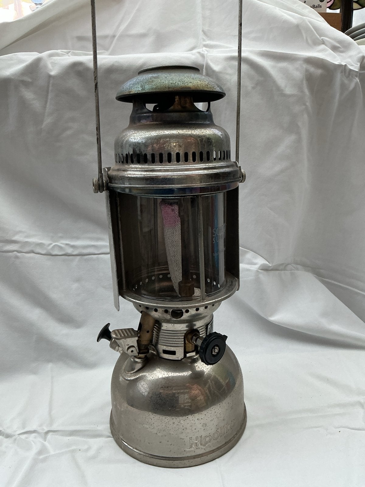 Vintage Hipolito Petroleumlamp - 40 cm hoog, Antiek en Kunst, Antiek | Lampen, Ophalen