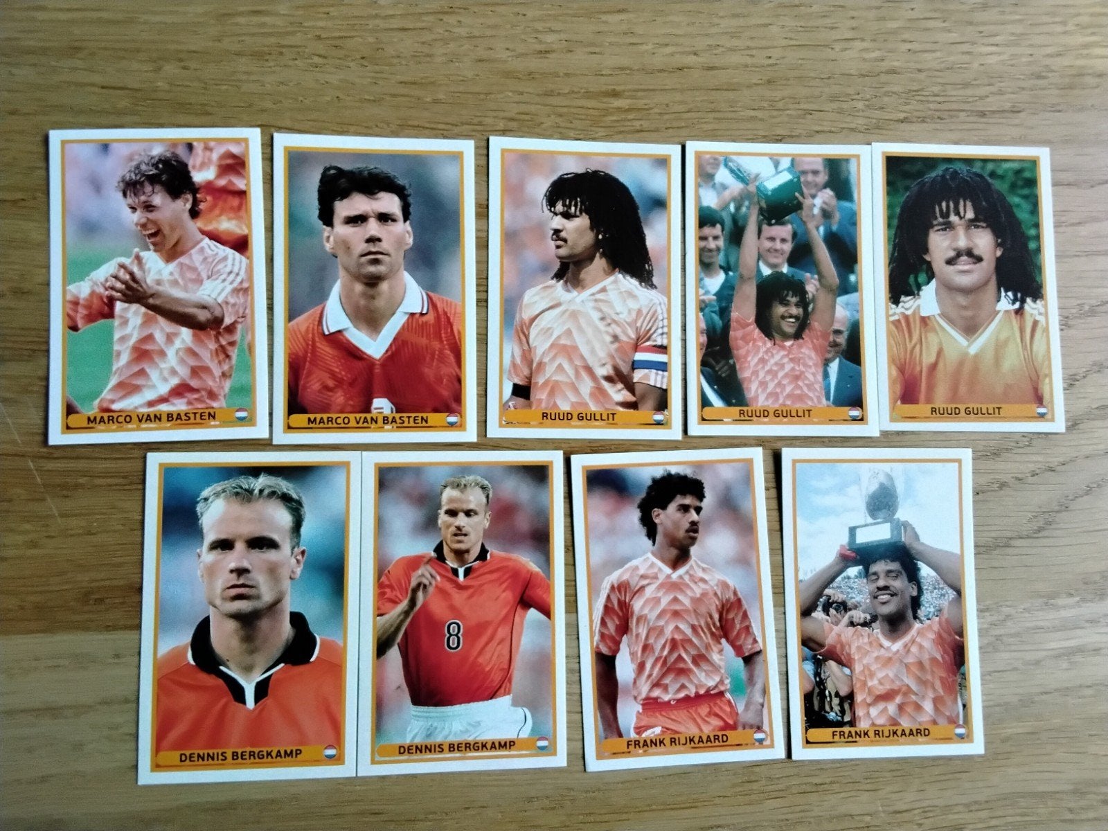 19 Panini-stickers Nederland 2012 Gullit van Basten Bergkamp, Ophalen of Verzenden, Zo goed als nieuw, Meerdere plaatjes