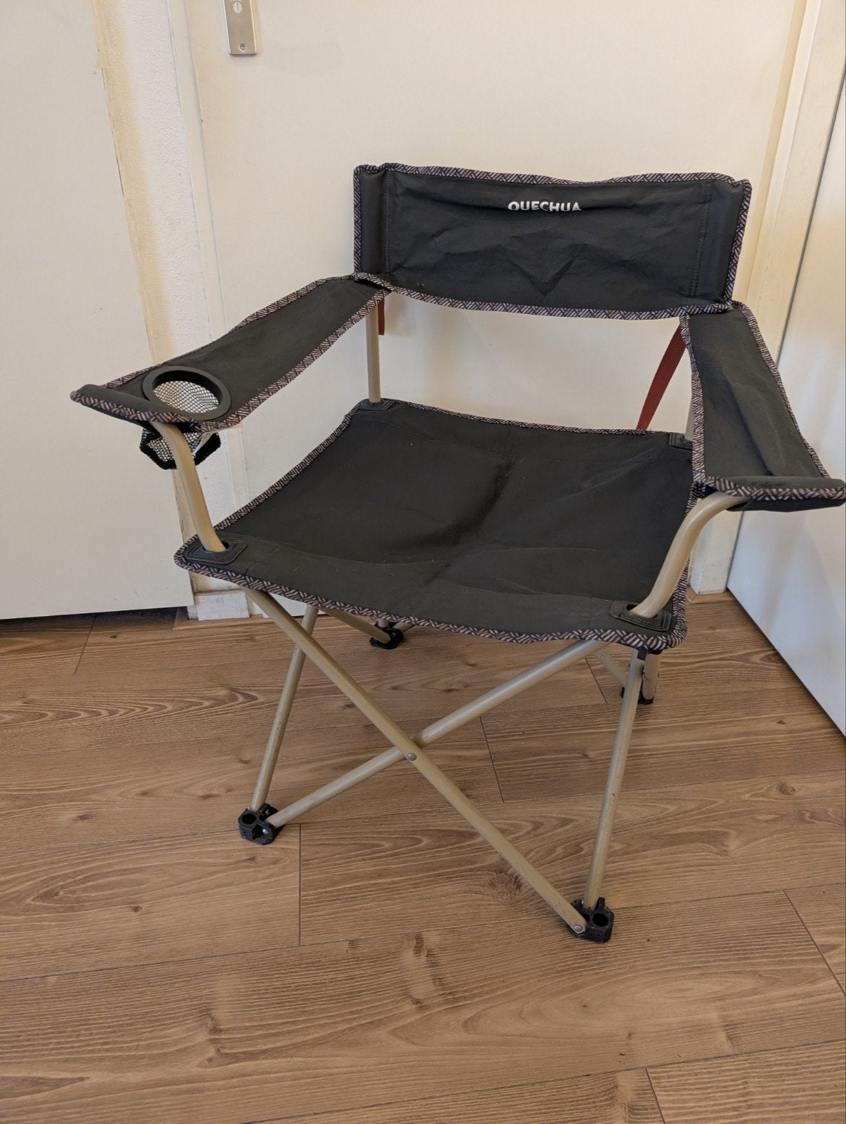 2x Quechua Campingstoel, Caravans en Kamperen, Kampeermeubelen, Ophalen, Gebruikt, Campingstoel