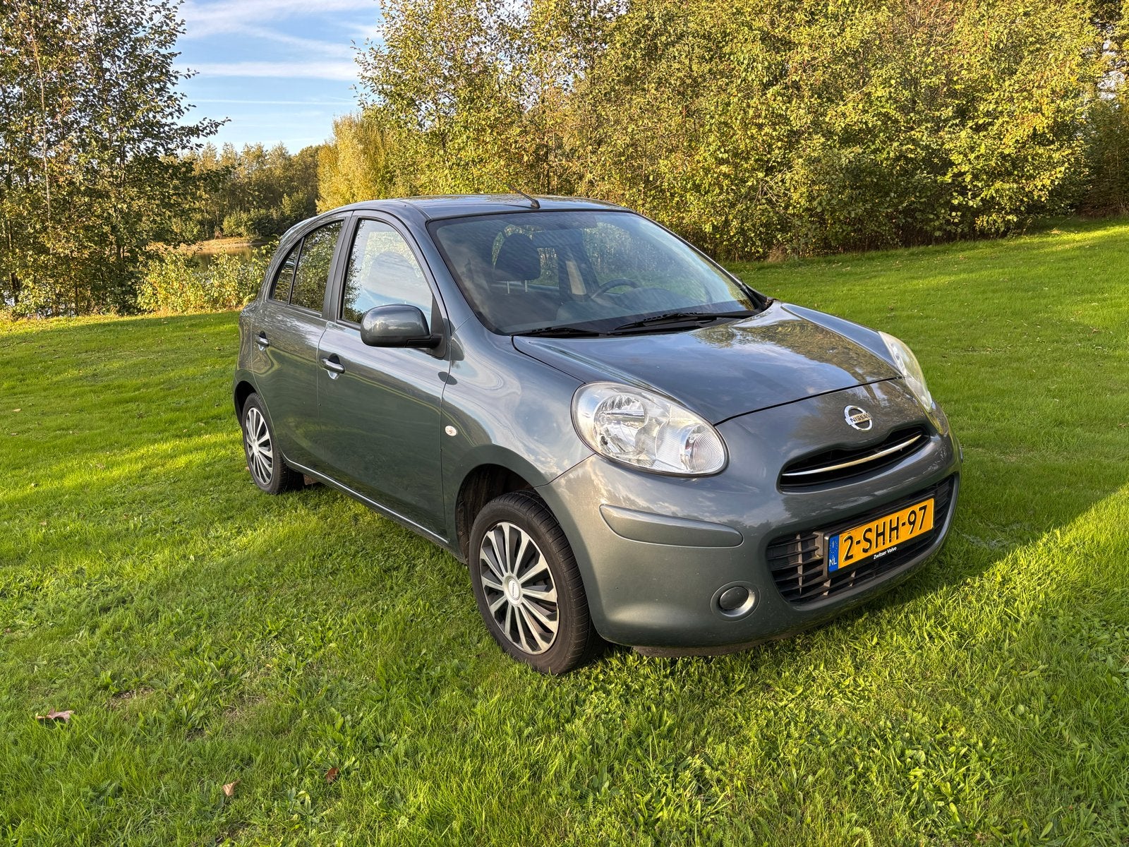 Nissan Micra 1.2 98 PK !   2013 , 102.000 km, Voorwielaandrijving, Euro 5, 40 €/maand, Zwart