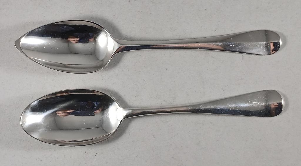 Zilveren dessertlepel Hollands Glad antiek 835 zilver, Ophalen of Verzenden, Zilver