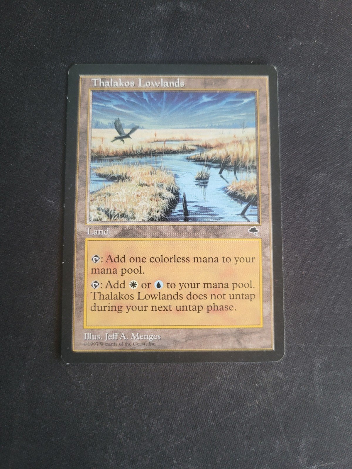 Magic: The Gathering - Thalakos Lowlands (1997), Ophalen of Verzenden, Gebruikt, Losse kaart