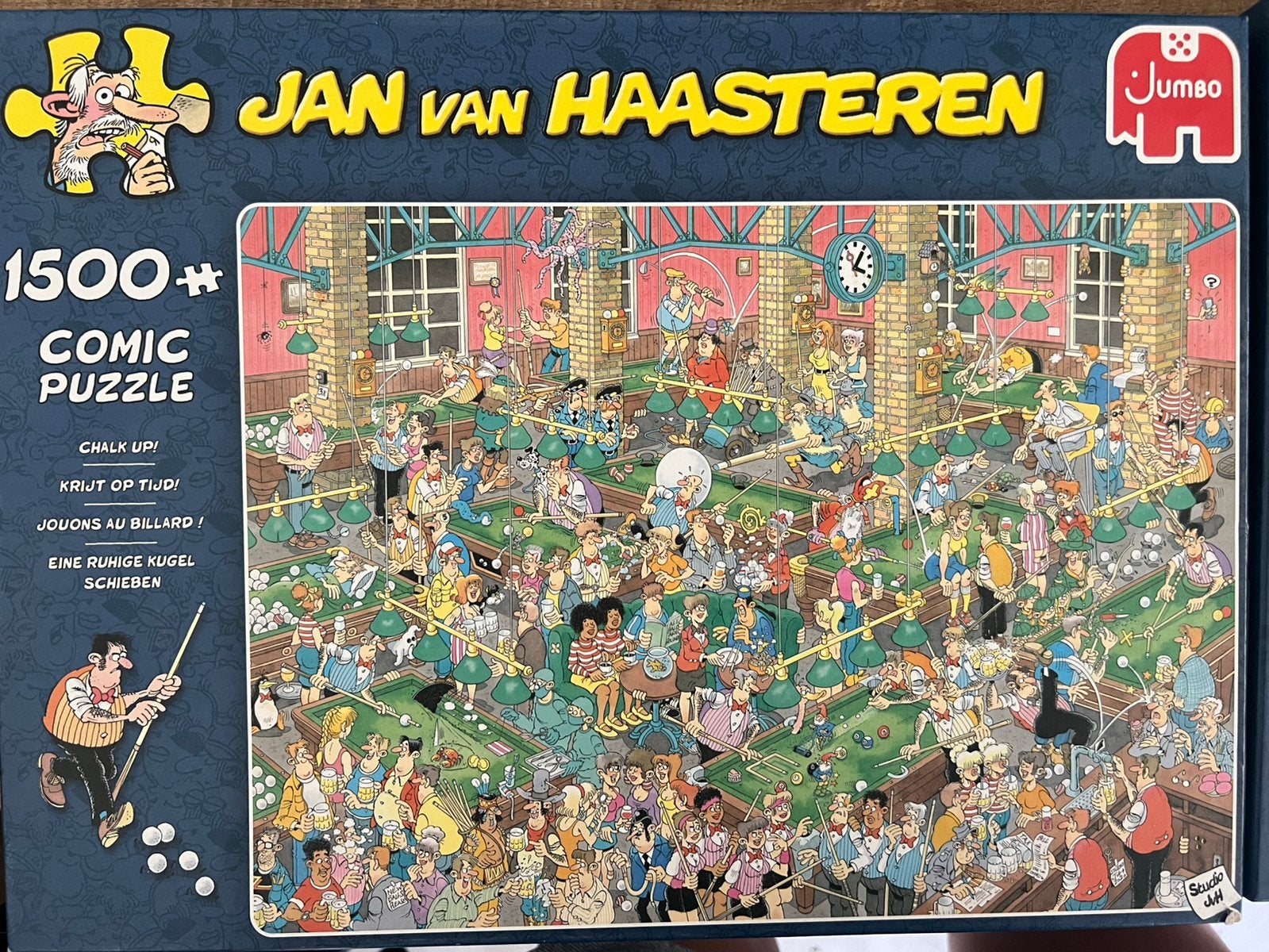 Jan van haasteren puzzel, Hobby en Vrije tijd, Denksport en Puzzels, Ophalen, 500 t/m 1500 stukjes, Zo goed als nieuw