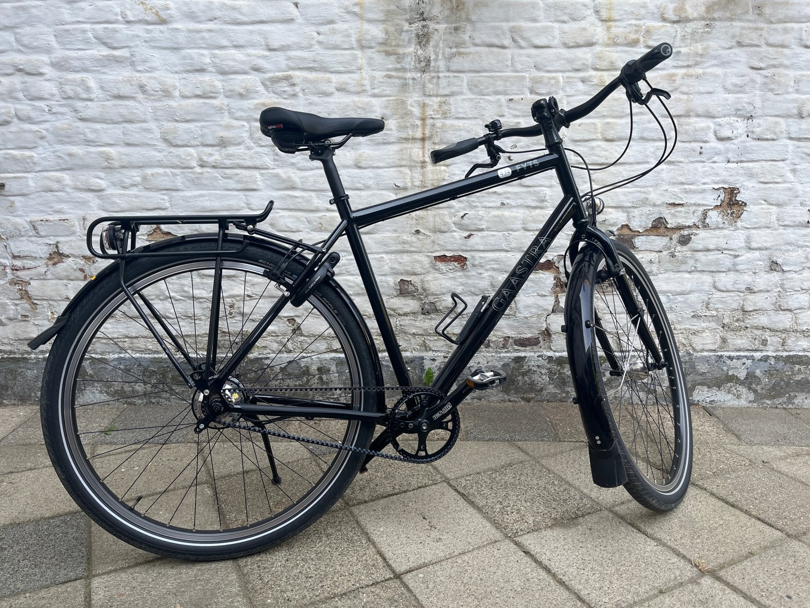 Gaastra Fyts 4.14 Heren met riemaandrijving, Velgrem, Versnellingen, Zo goed als nieuw, 53 tot 57 cm