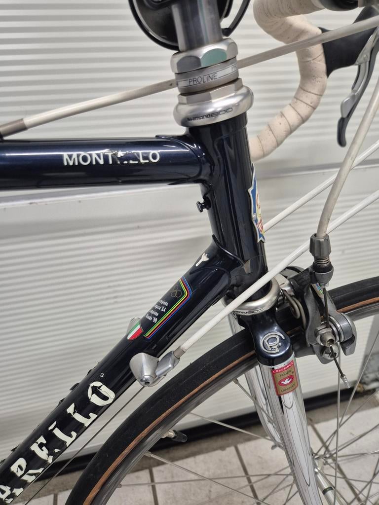 Pinarello topmodel Montello racefiets ct55 in prachtstaat !!, Fietsen en Brommers, 28 inch, Staal, Velgrem, Zo goed als nieuw