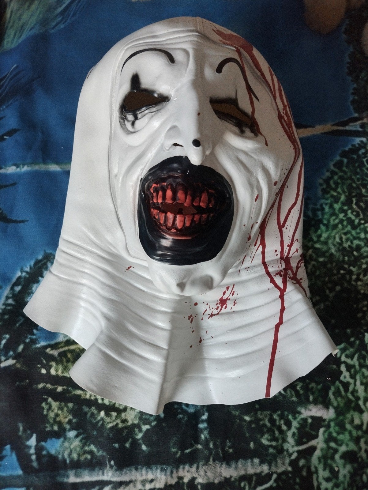 enge gave latex terrifiermasker /halloween, Ophalen, Nieuw, Halloween of Griezel