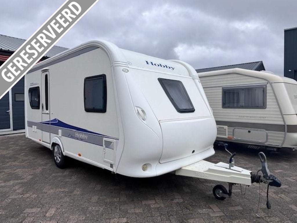 Hobby Excellent 460UFE bj.2010, MOVER, VOORTENT, NIEUWSTAAT!, Caravans en Kamperen, Schokbreker, Rondzit, Hobby, Bedrijf