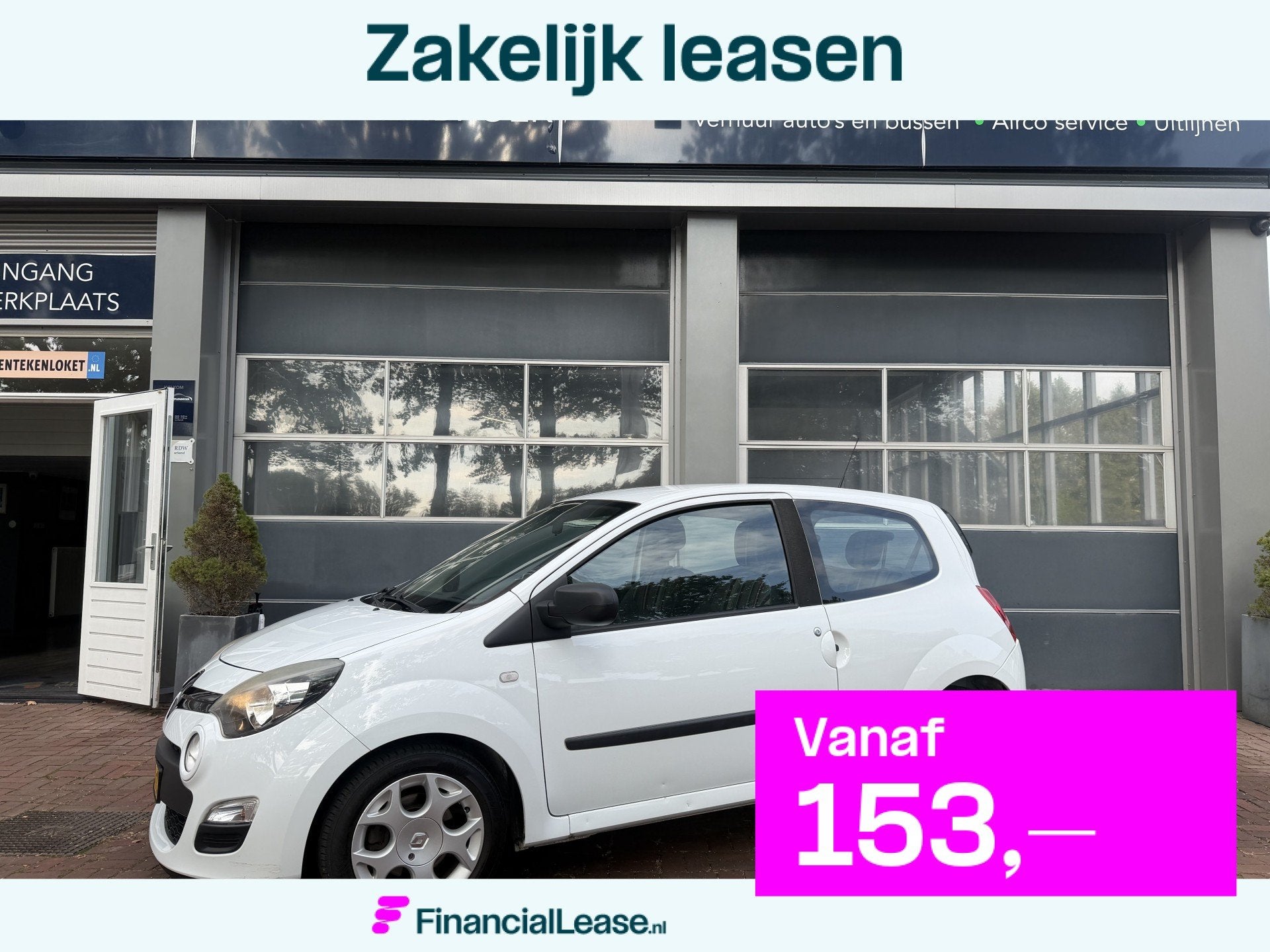 Renault Twingo 1.2 16V Parisienne Airco,14inch,Cv,Electr.ram, Voorwielaandrijving, Gebruikt, 4 cilinders, 4 stoelen