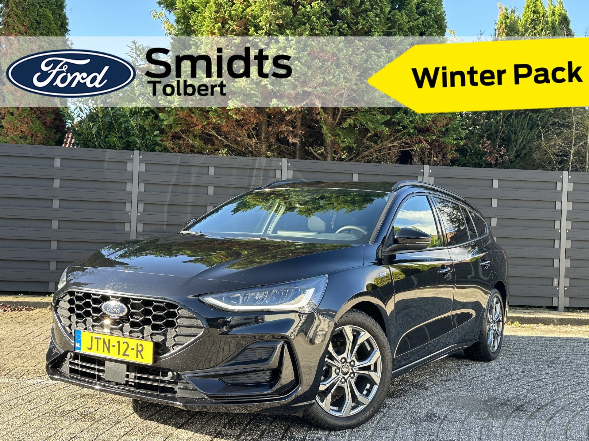 Ford FOCUS Wagon 125PK EcoBoost Hybrid ST Line | NW Model |, Auto's, 12 maanden, Gebruikt, Zwart, Handgeschakeld