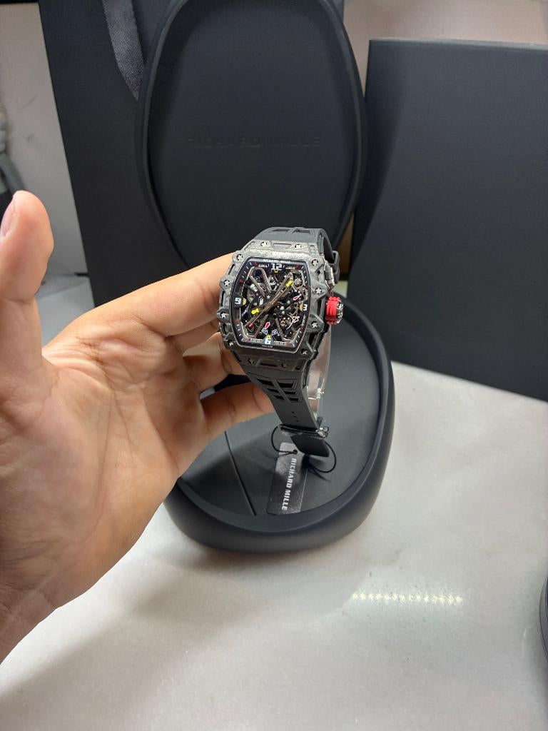 Richard mille 35-03 zwart rood, Ophalen of Verzenden, Nieuw, Rood, Android