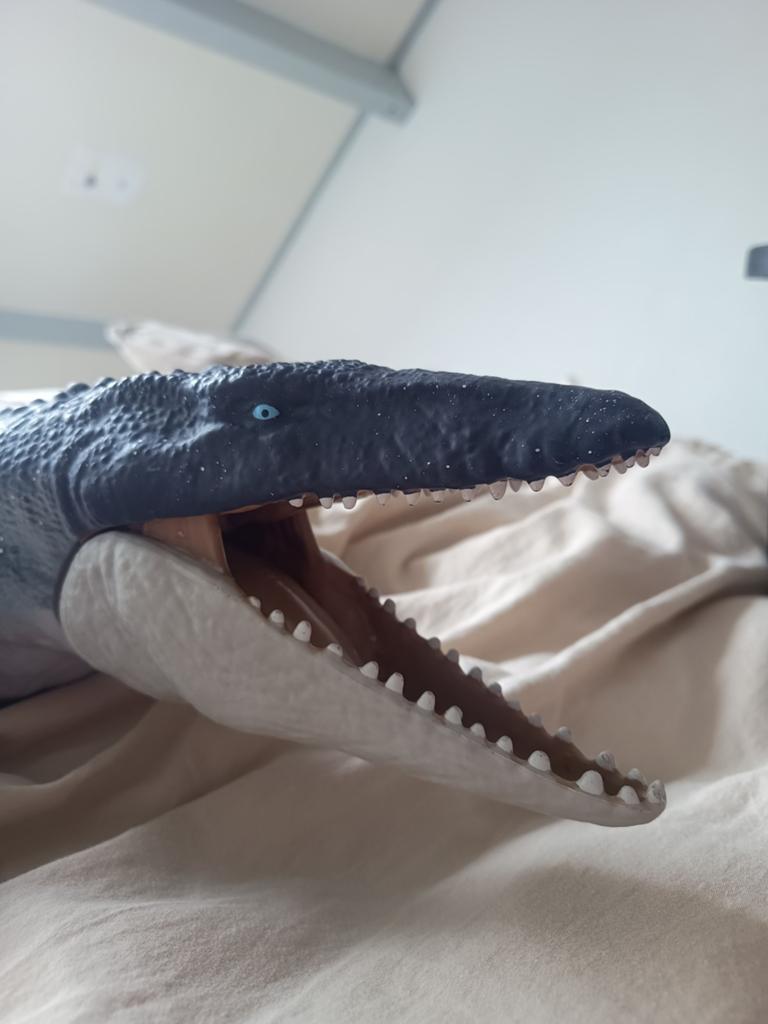 Grote Mosasaurus van Jurassic World Mattel, Ophalen