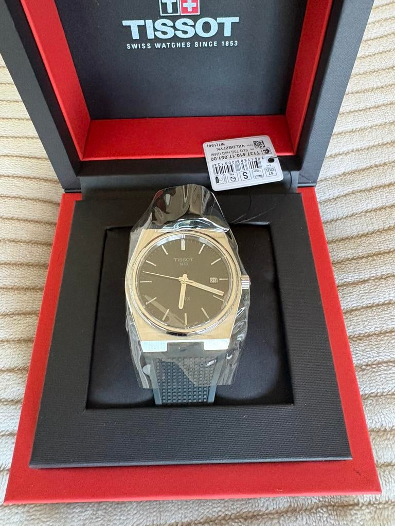 Tissot PRX 40mm, Sieraden, Tassen en Uiterlijk, Overige merken, Staal, Polshorloge, Overige materialen