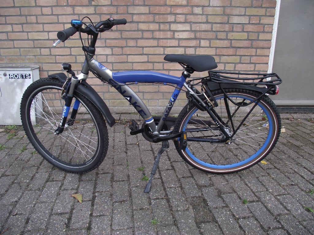 26 inch jongensfiets batavus snake 3 nexus versn + vering, Velgrem, Batavus, Zo goed als nieuw, Handrem