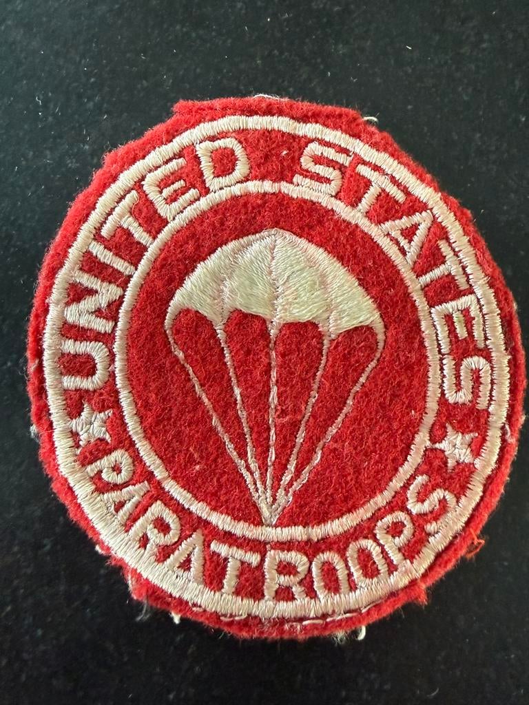 Originele Amerikaanse artilerie Airborne patch uit WO2, US, Ophalen of Verzenden, Landmacht, Amerika