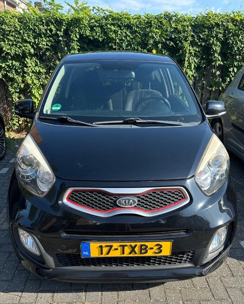 Kia Picanto 1.2 Cvvt 3-DRS 2012 Zwart, Voorwielaandrijving, Stof, 4 cilinders, 400 kg